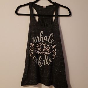 Inhale/Exhale tank top